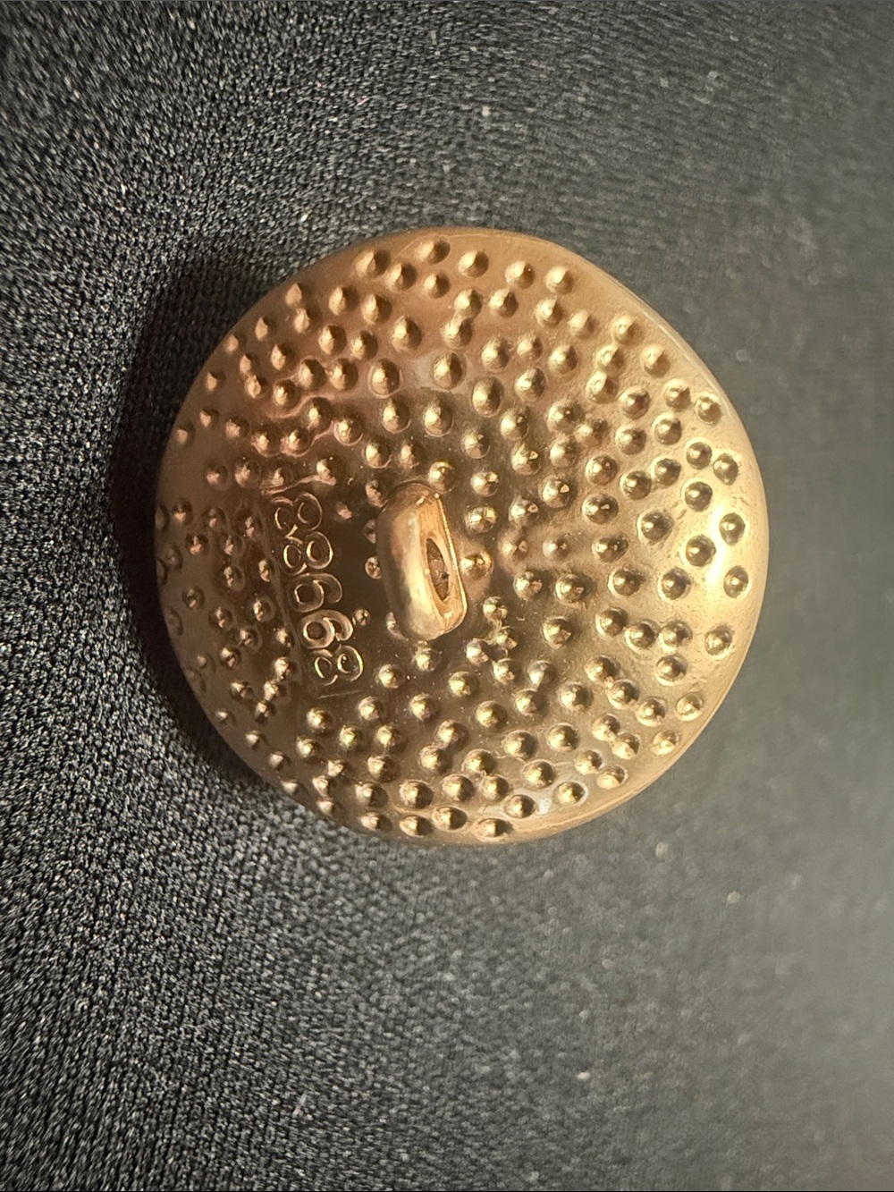 Gold and Pearl Logo Buttons / Brooches Set - Picture 5 of 8